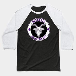 Outcasts Collectors Goat white logo Baseball T-Shirt